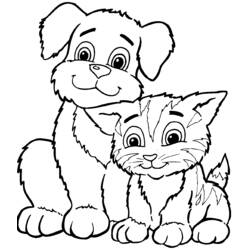 Página para colorir: Gatinho (animais) #18080 - Páginas para Colorir Imprimíveis Gratuitamente