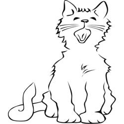 Página para colorir: Gatinho (animais) #18111 - Páginas para Colorir Imprimíveis Gratuitamente