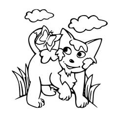 Página para colorir: Gatinho (animais) #18155 - Páginas para Colorir Imprimíveis Gratuitamente