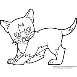 Página para colorir: Gatinho (animais) #18173 - Páginas para Colorir Imprimíveis Gratuitamente