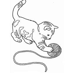 Página para colorir: Gato (animais) #1768 - Páginas para Colorir Imprimíveis Gratuitamente