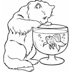 Página para colorir: Gato (animais) #1782 - Páginas para Colorir Imprimíveis Gratuitamente
