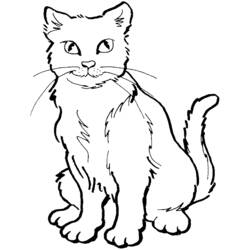 Página para colorir: Gato (animais) #1789 - Páginas para Colorir Imprimíveis Gratuitamente