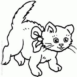 Página para colorir: Gato (animais) #1906 - Páginas para Colorir Imprimíveis Gratuitamente