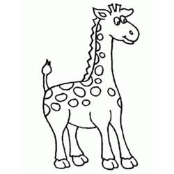 Página para colorir: Girafa (animais) #7232 - Páginas para Colorir Imprimíveis Gratuitamente