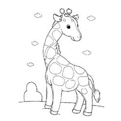 Página para colorir: Girafa (animais) #7236 - Páginas para Colorir Imprimíveis Gratuitamente