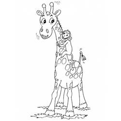 Página para colorir: Girafa (animais) #7254 - Páginas para Colorir Imprimíveis Gratuitamente