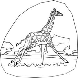 Página para colorir: Girafa (animais) #7289 - Páginas para Colorir Imprimíveis Gratuitamente