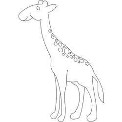 Página para colorir: Girafa (animais) #7293 - Páginas para Colorir Imprimíveis Gratuitamente