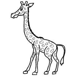 Página para colorir: Girafa (animais) #7294 - Páginas para Colorir Imprimíveis Gratuitamente