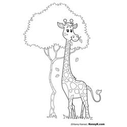 Página para colorir: Girafa (animais) #7329 - Páginas para Colorir Imprimíveis Gratuitamente