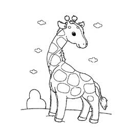 Página para colorir: Girafa (animais) #7332 - Páginas para Colorir Imprimíveis Gratuitamente