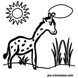 Página para colorir: Girafa (animais) #7339 - Páginas para Colorir Imprimíveis Gratuitamente