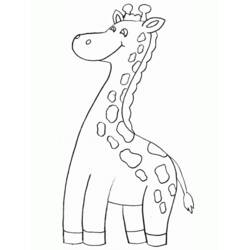 Página para colorir: Girafa (animais) #7353 - Páginas para Colorir Imprimíveis Gratuitamente