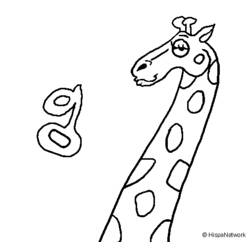 Página para colorir: Girafa (animais) #7355 - Páginas para Colorir Imprimíveis Gratuitamente