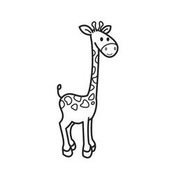 Página para colorir: Girafa (animais) #7357 - Páginas para Colorir Imprimíveis Gratuitamente