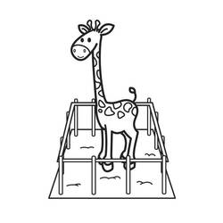 Página para colorir: Girafa (animais) #7391 - Páginas para Colorir Imprimíveis Gratuitamente