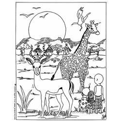 Página para colorir: Girafa (animais) #7399 - Páginas para Colorir Imprimíveis Gratuitamente
