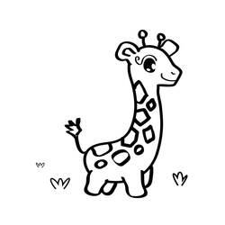 Página para colorir: Girafa (animais) #7410 - Páginas para Colorir Imprimíveis Gratuitamente