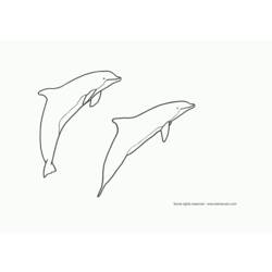 Página para colorir: Golfinho (animais) #5115 - Páginas para Colorir Imprimíveis Gratuitamente