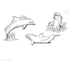 Página para colorir: Golfinho (animais) #5230 - Páginas para Colorir Imprimíveis Gratuitamente