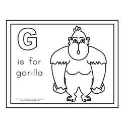 Página para colorir: Gorila (animais) #7538 - Páginas para Colorir Imprimíveis Gratuitamente