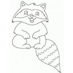 Página para colorir: Guaxinim (Animais) #208490 - Páginas para Colorir Imprimíveis Gratuitamente