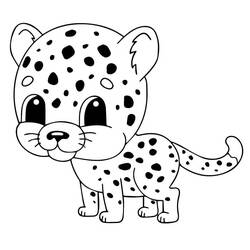 Desenho Guepardo (Animais) #188870 para imprimir e colorir
