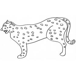 Página para colorir: guepardo (animais) #7875 - Páginas para Colorir Imprimíveis Gratuitamente