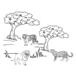 Página para colorir: guepardo (animais) #8005 - Páginas para Colorir Imprimíveis Gratuitamente