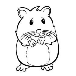 Desenhos para colorir: hamster - Páginas para Colorir Imprimíveis Gratuitamente