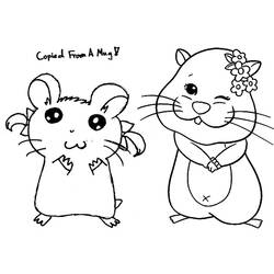 Página para colorir: hamster (animais) #8025 - Páginas para Colorir Imprimíveis Gratuitamente