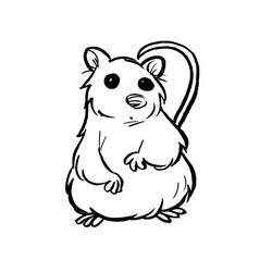 Página para colorir: hamster (animais) #8030 - Páginas para Colorir Imprimíveis Gratuitamente
