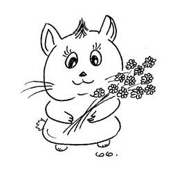 Página para colorir: hamster (animais) #8046 - Páginas para Colorir Imprimíveis Gratuitamente