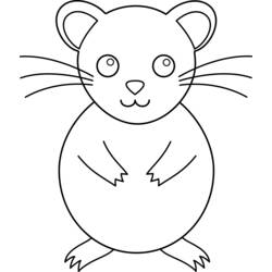 Página para colorir: hamster (animais) #8063 - Páginas para Colorir Imprimíveis Gratuitamente