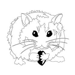 Página para colorir: hamster (animais) #8098 - Páginas para Colorir Imprimíveis Gratuitamente