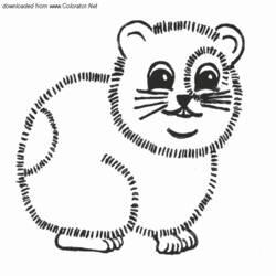 Página para colorir: hamster (animais) #8121 - Páginas para Colorir Imprimíveis Gratuitamente