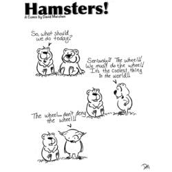 Página para colorir: hamster (animais) #8145 - Páginas para Colorir Imprimíveis Gratuitamente