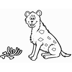 Página para colorir: Hiena (animais) #19636 - Páginas para Colorir Imprimíveis Gratuitamente