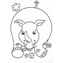 Página para colorir: hipopótamo (animais) #8686 - Páginas para Colorir Imprimíveis Gratuitamente