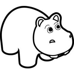 Página para colorir: hipopótamo (animais) #8710 - Páginas para Colorir Imprimíveis Gratuitamente