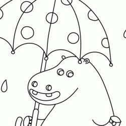 Página para colorir: hipopótamo (animais) #8715 - Páginas para Colorir Imprimíveis Gratuitamente