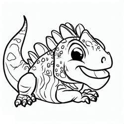 Página para colorir: Iguana (Animais) #188782 - Páginas para Colorir Imprimíveis Gratuitamente