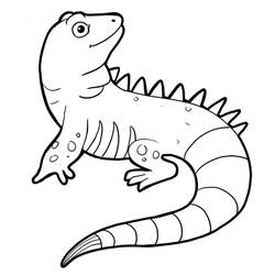Página para colorir: Iguana (Animais) #188788 - Páginas para Colorir Imprimíveis Gratuitamente