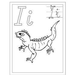 Página para colorir: iguana (animais) #8933 - Páginas para Colorir Imprimíveis Gratuitamente