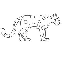 Desenhos para colorir: Jaguar - Páginas para Colorir Imprimíveis Gratuitamente