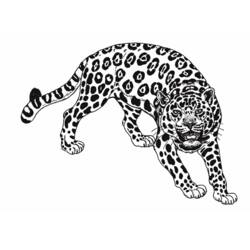 Página para colorir: Jaguar (animais) #9001 - Páginas para Colorir Imprimíveis Gratuitamente