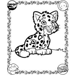 Página para colorir: Jaguar (animais) #9024 - Páginas para Colorir Imprimíveis Gratuitamente