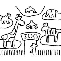 Página para colorir: Jardim zoológico (animais) #12734 - Páginas para Colorir Imprimíveis Gratuitamente