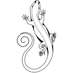 Desenho Lagarto (Animais) #179629 para imprimir e colorir